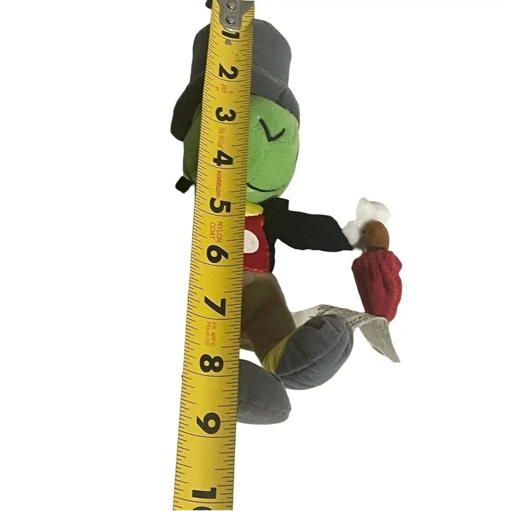Vintage Disneyland Walt Disney World Jiminy Cricket Plush Stuffed Pinocchio 9”